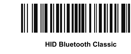 Mã vạch ghép nối HID Bluetooth Classic của Zebra DS2278 (tài liệu chính hãng) — bạn có thể quét trực tiếp mã này từ màn hình