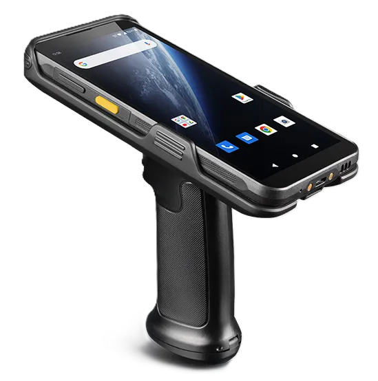 Chainway MC51S gắn tay cầm dạng súng kèm pin phụ 5200 mAh