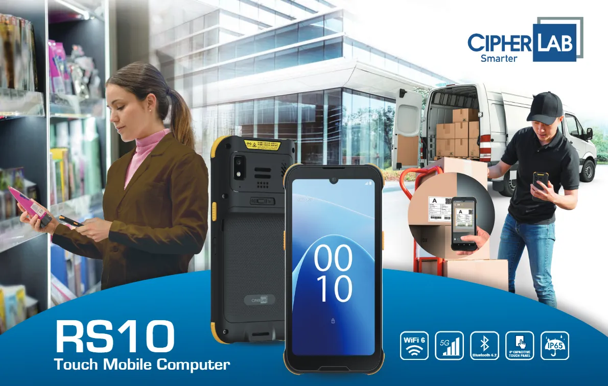 Cipherlab RS10 dùng trong kho vận và giao nhận thực tế