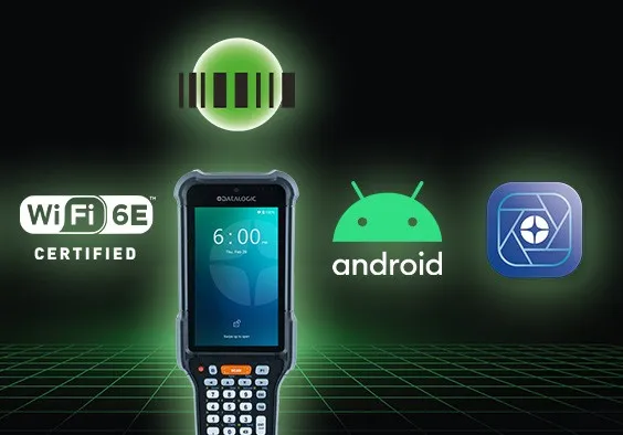 Datalogic Falcon X60 — Wi-Fi 6E Certified, Green Spot, Android 15
