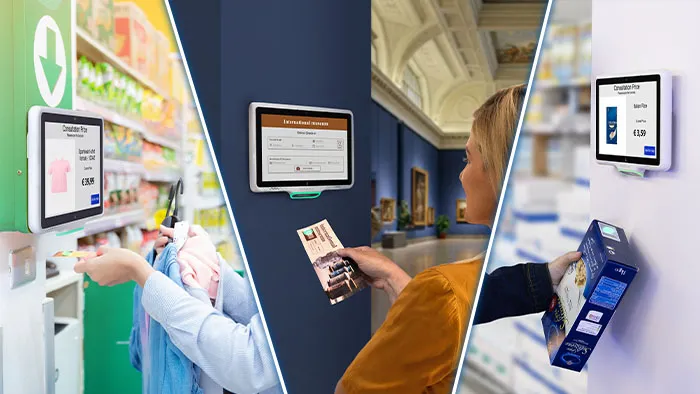 Datalogic Smart Portal — màn hình cảm ứng 8.6 inch chạy Android và đầu đọc mã vạch tích hợp