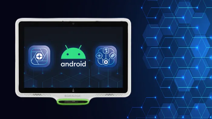 Datalogic Smart Portal — màn hình cảm ứng 8.6 inch chạy Android và đầu đọc mã vạch tích hợp