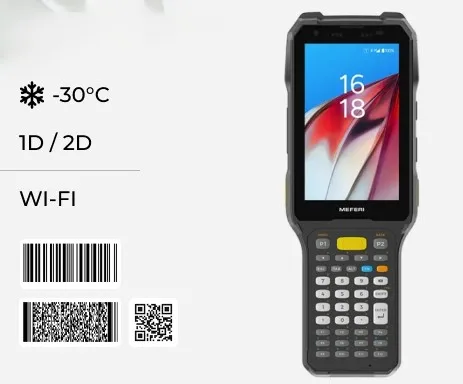 MEFERI ME74 — chịu lạnh -30°C, quét mã 1D và 2D, kết nối WiFi