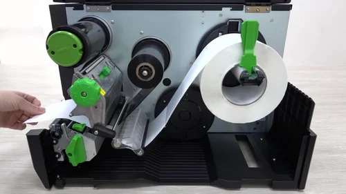 TSC MX640P — khoang ribbon và đầu in