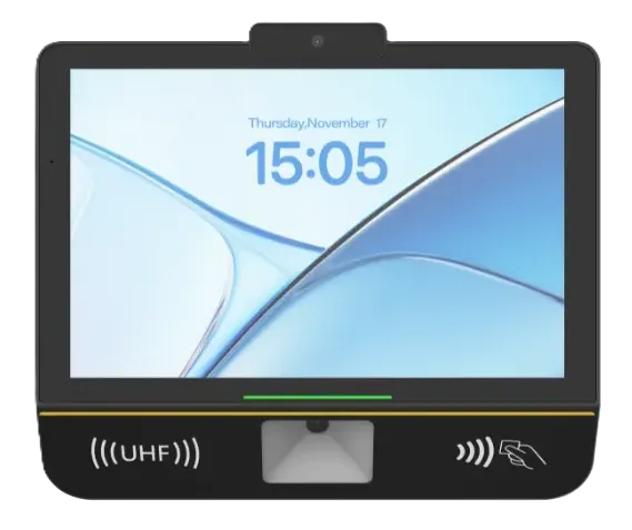 Kiosk check giá Urovo U100 — máy tra cứu giá màn hình cảm ứng 10.1 inch gắn tường
