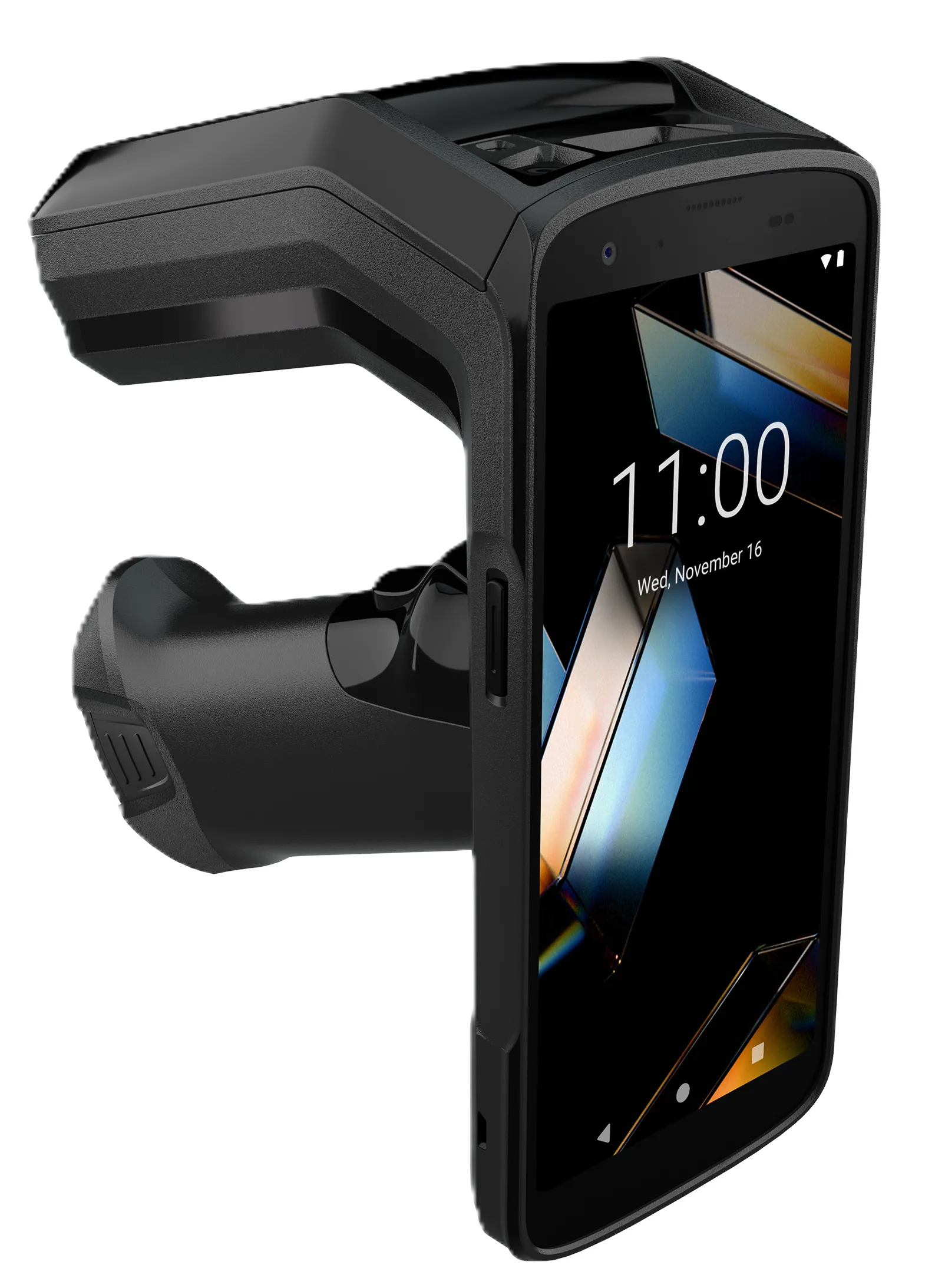 Zebra TC22R — Mặt trước: màn hình 6 inch FHD+ Android GMS, RFID UHF tích hợp