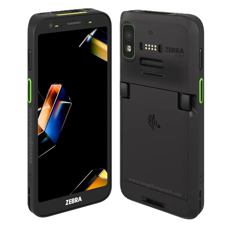 Zebra TC501 — Máy kiểm kho AI thế hệ mới, Wi-Fi 7, 5G, RFID UHF tích hợp, AMOLED 6 inch